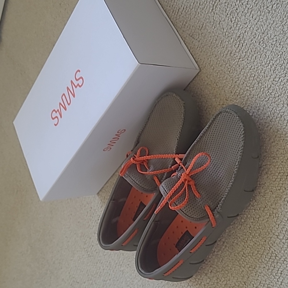 SWIMS BRAIDED LACE LOAFER
